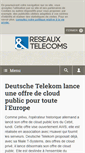 Mobile Screenshot of hautdebit.reseaux-telecoms.net